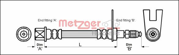 Brake Hose (4111159)