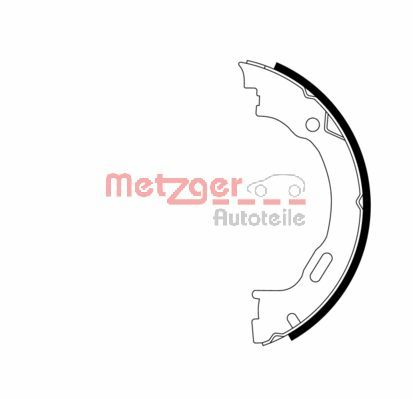 Brake Shoe Set, parking brake (MG 954)