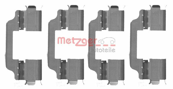 Accessory Kit, disc brake pad (109-1707)