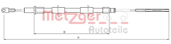 Cable Pull, parking brake (10.4155)