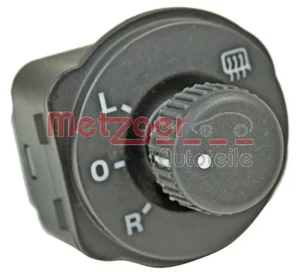 Switch, exterior rearview mirror adjustment