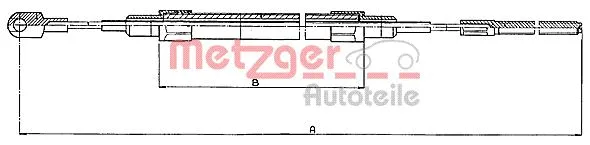 Cable Pull, parking brake (10.415)