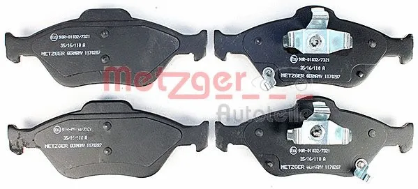 Brake Pad Set, disc brake (1170287)