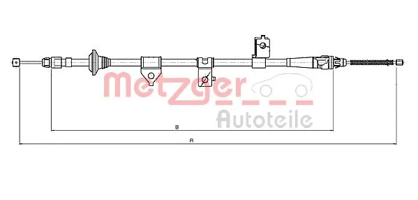 Cable Pull, parking brake (17.6026)