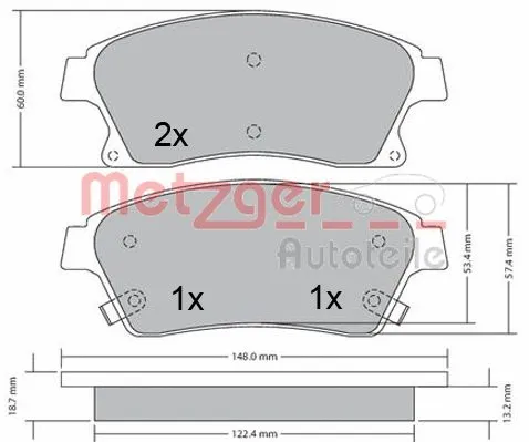Brake Pad Set, disc brake
