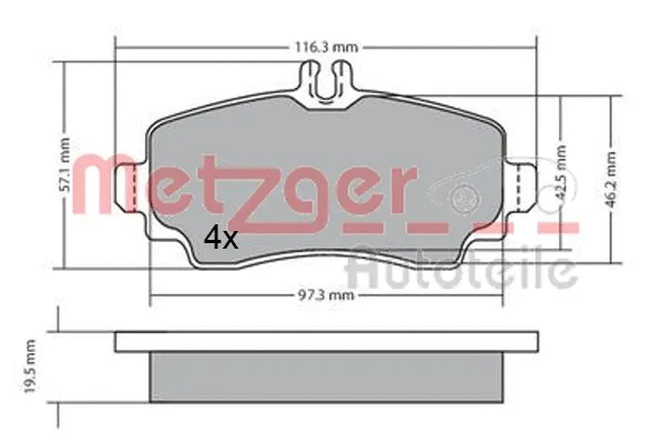 Brake Pad Set, disc brake