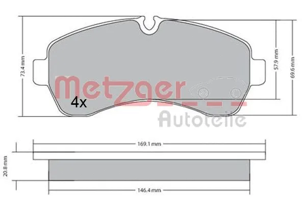 Brake Pad Set, disc brake