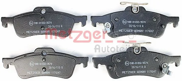 Brake Pad Set, disc brake (1170247)