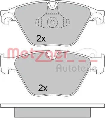 Brake Pad Set, disc brake (1170538)