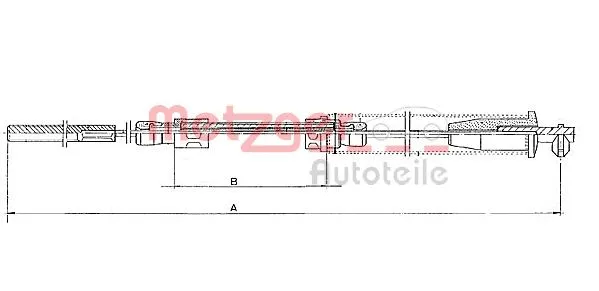 Cable Pull, parking brake (1251.10)