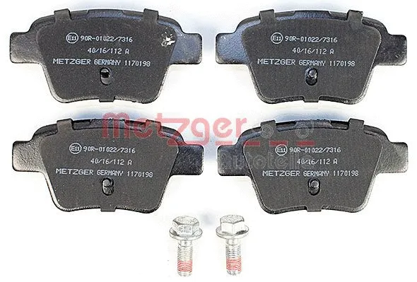 Brake Pad Set, disc brake (1170198)