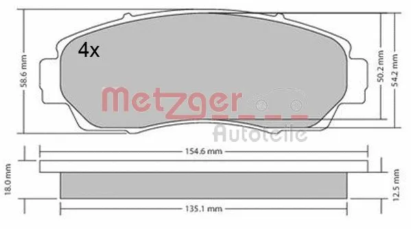 Brake Pad Set, disc brake