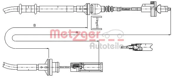 Cable Pull, clutch control (462.3)