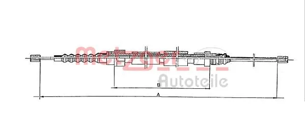 Cable Pull, parking brake (11.6766)