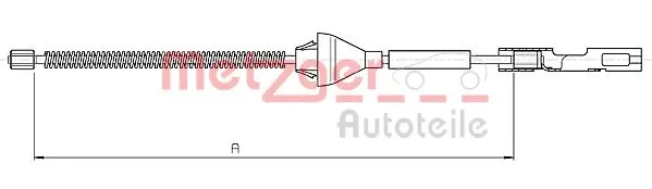 Cable Pull, parking brake (10.5365)