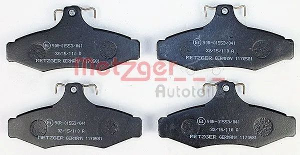 Brake Pad Set, disc brake (1170581)