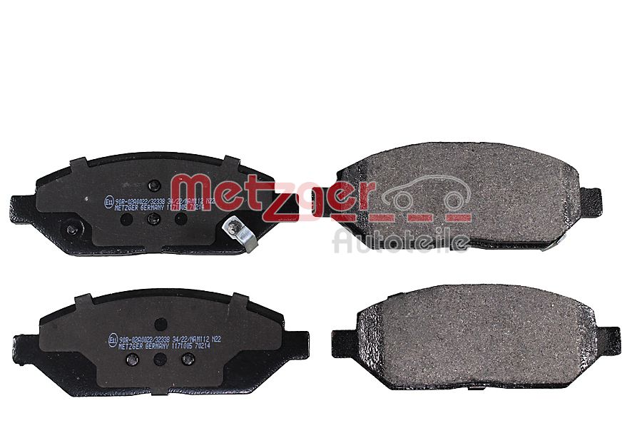 Brake Pad Set, disc brake (1171005)