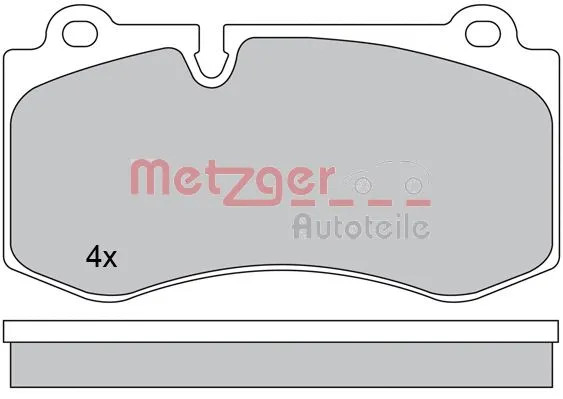 Brake Pad Set, disc brake (1170383)