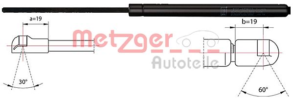 Gas Spring, boot/cargo area (2110449)