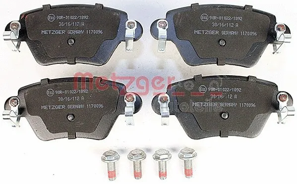 Brake Pad Set, disc brake (1170096)