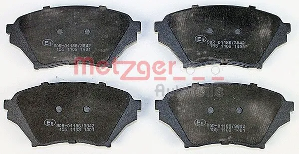 Brake Pad Set, disc brake (1170480)