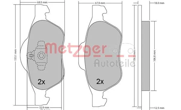 Brake Pad Set, disc brake