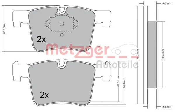 Brake Pad Set, disc brake