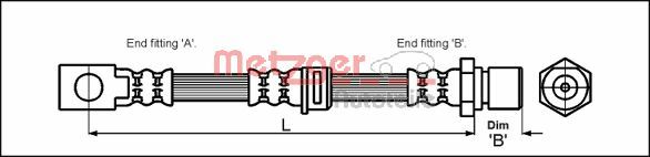 Brake Hose (4111758)