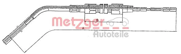 Cable Pull, parking brake (10.4132)