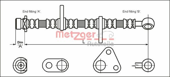 Brake Hose (4113280)
