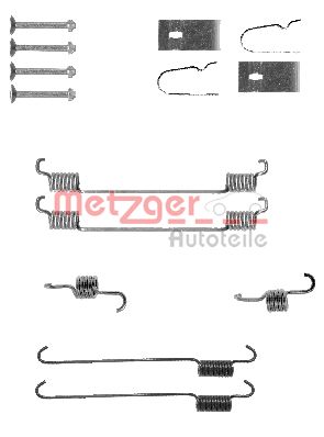 Accessory Kit, brake shoes (105-0007)