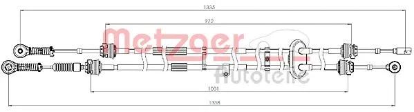 Cable Pull, manual transmission (3150299)