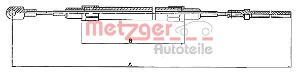 Cable Pull, parking brake (10.4152)
