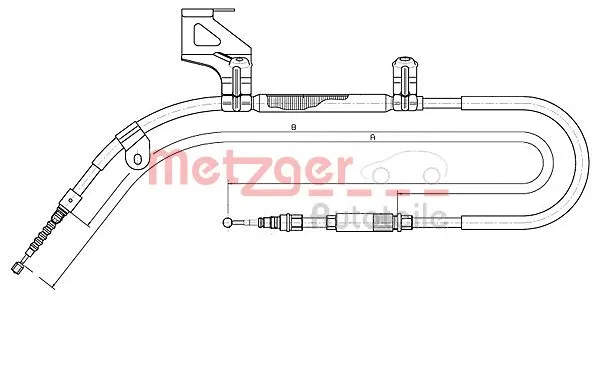 Cable Pull, parking brake (10.7482)