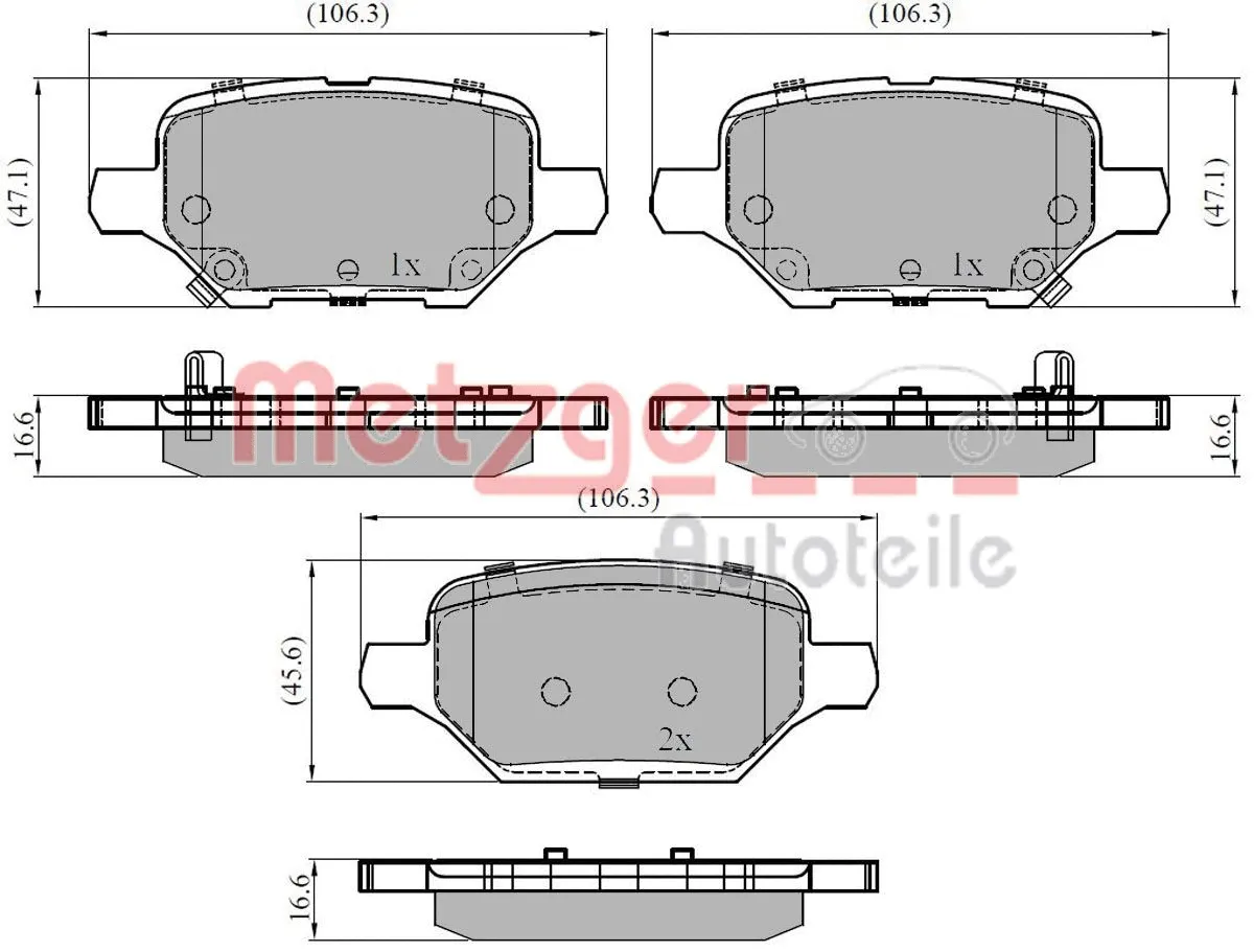 Brake Pad Set, disc brake