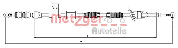 Cable Pull, parking brake (10.8224)