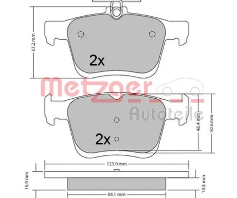 Brake Pad Set, disc brake