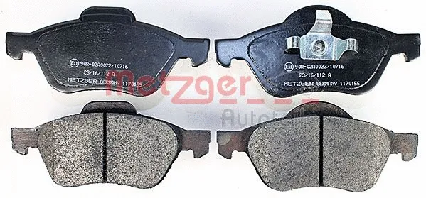 Brake Pad Set, disc brake (1170155)