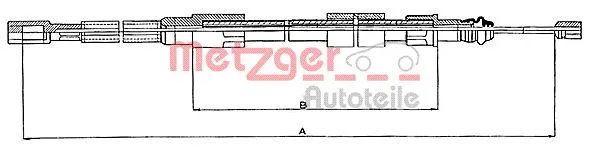 Cable Pull, parking brake (10.7211)