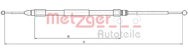 Cable Pull, parking brake (10.4268)