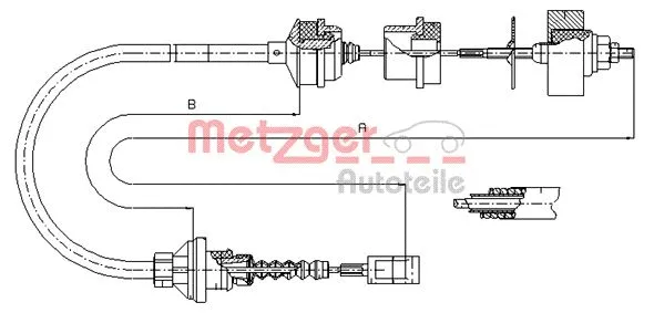 Cable Pull, clutch control (1172.3)