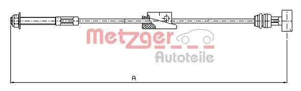 Cable Pull, parking brake (11.5452)