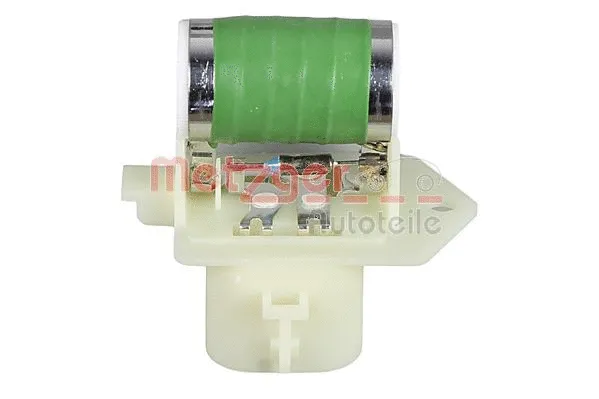 Series resistor, electric motor (radiator fan)