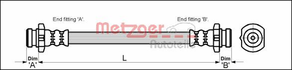 Brake Hose (4110041)