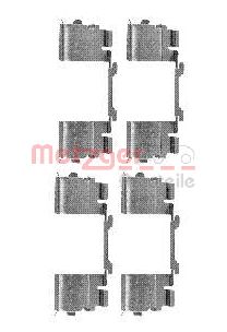 Accessory Kit, disc brake pad (109-1730)