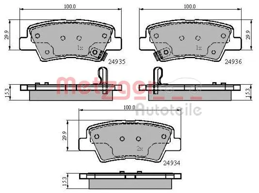 Brake Pad Set, disc brake