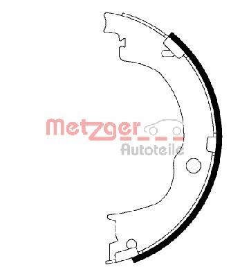 Brake Shoe Set, parking brake (MG 230)