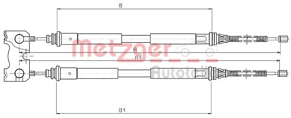 Cable Pull, parking brake (10.5355)