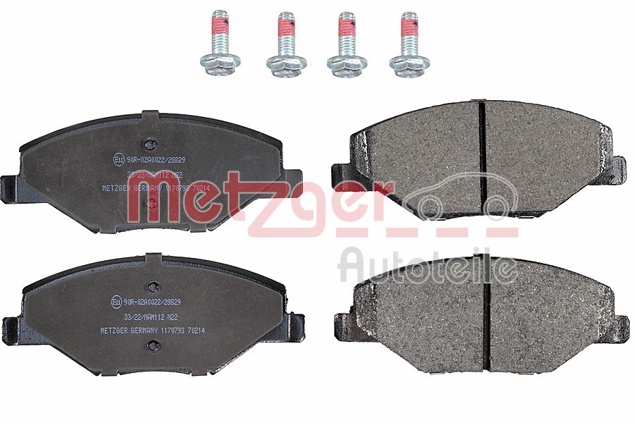 Brake Pad Set, disc brake (1170793)