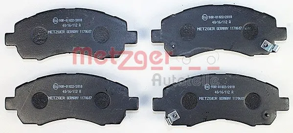 Brake Pad Set, disc brake (1170607)